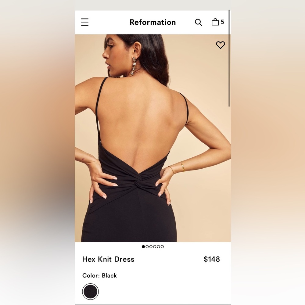 Reformation midi dress